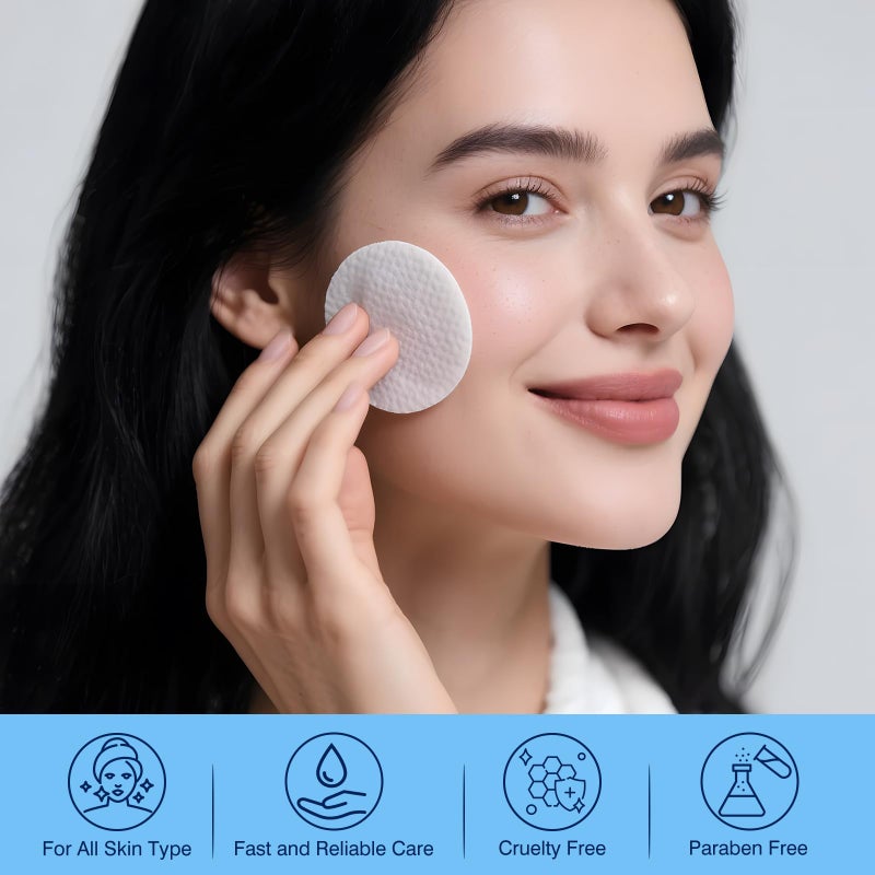 YAFUSIPE 3% Hyaluronic Acid Collagen Peptide Toner Pad, Hyaluronic Acid Toners Facial Pads Jelly Pad for Face Hydrating Facial Treatment Toner Cotton Wipe for Women Smoothing All Skin Types 100 Pads - Image 3